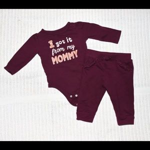 Garanimals baby girl outfit
